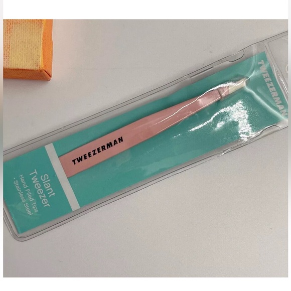 Tweezerman Stainless Steel Standard Slant Tweezer Eyebrow Regular Size NWT - Picture 4 of 9